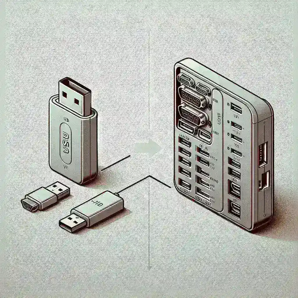 Is a USB to VGA adapter better than a docking station?